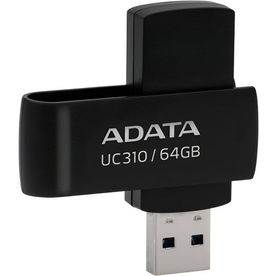 Externe USB-A 3.2 Geheugen Adata UC310, 64Gb UC310-64G-RBK