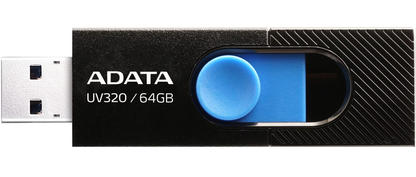 Externe USB-A 3.2 Geheugen Adata UV320, 64Gb AUV320-64G-RBKBL