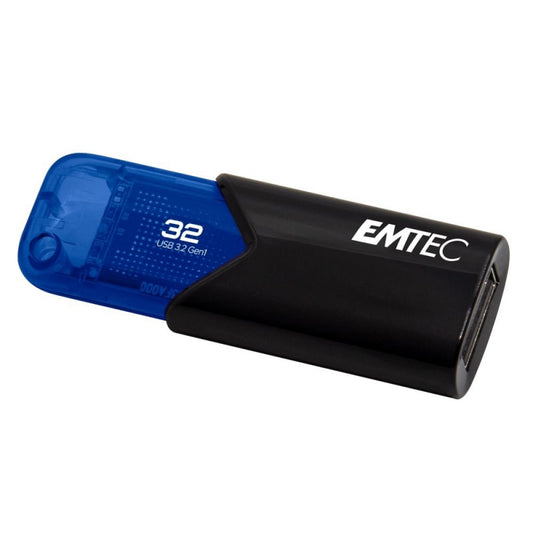 Externe USB-A 3.2 Emtec B110 Click Easy Geheugen, 32Gb ECMMD32GB11