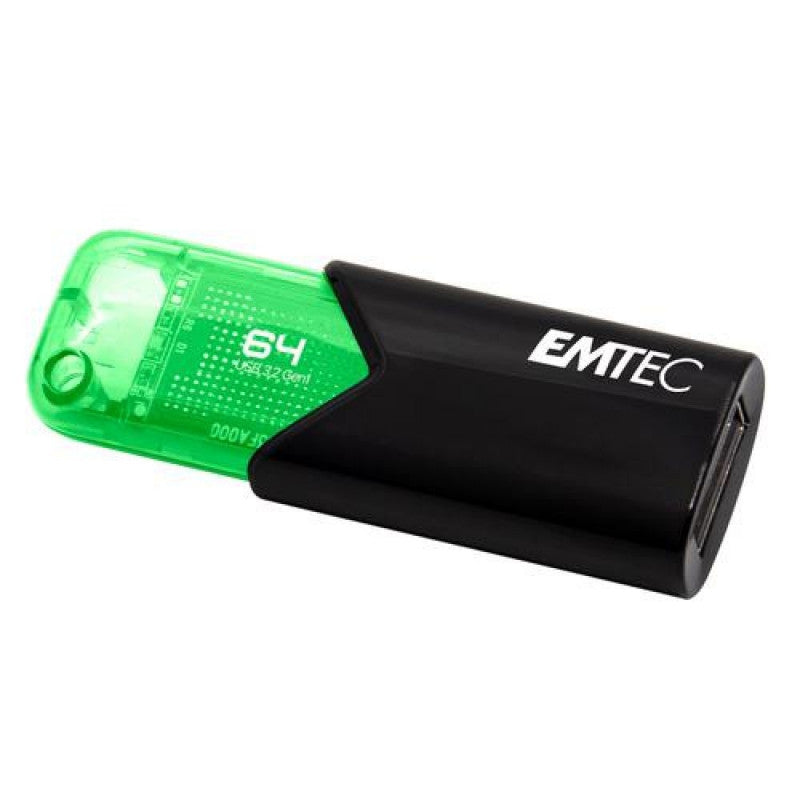 Externe USB-A 3.2 Emtec B110 Click Easy Geheugen, 64Gb ECMMD64GB113