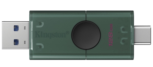 Externe Geheugen USB-A 3.2 / USB-C Kingston Duo, 128Gb DTDEG2/128GB