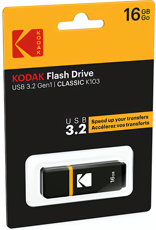 Externe USB-A 3.2 Geheugen Kodak K103, 32Gb EKMMD32GK103