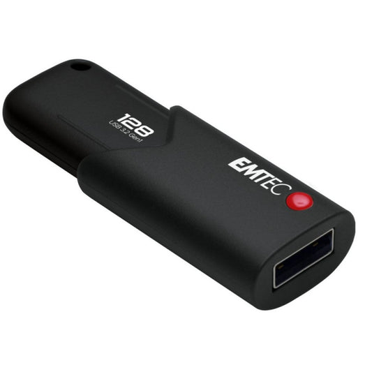 Externe USB-A 3.2 Emtec B120 Click Secure Geheugen, 128Gb ECMMD128GB123