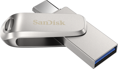 Externe geheugen USB-A 3.2 / USB-C SanDisk Ultra Luxe Dual Drive, 256Gb SDDDC4-256G-G46
