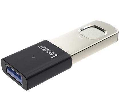Externe geheugen USB-A 3.2 Lexar JumpDrive Fingerprint F35 Pro, 64Gb