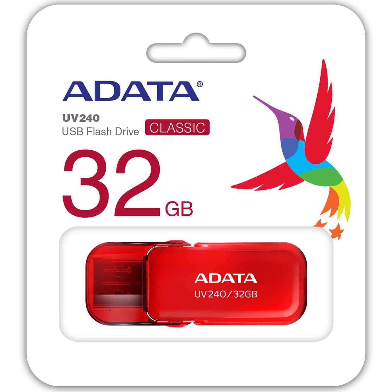 USB-A External Memory Adata UV240, 32Gb AUV240-32G-RRD