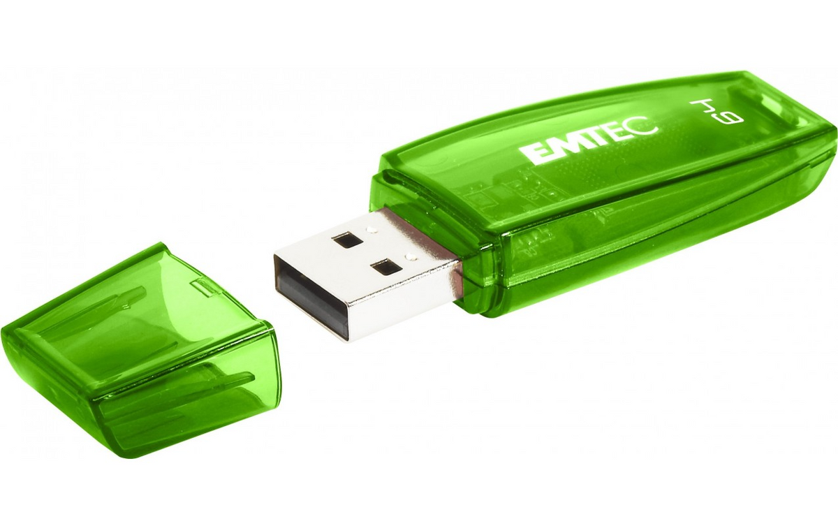 Externe USB-A Geheugen Emtec C410 Color Mix, 64Gb ECMMD64G2C4