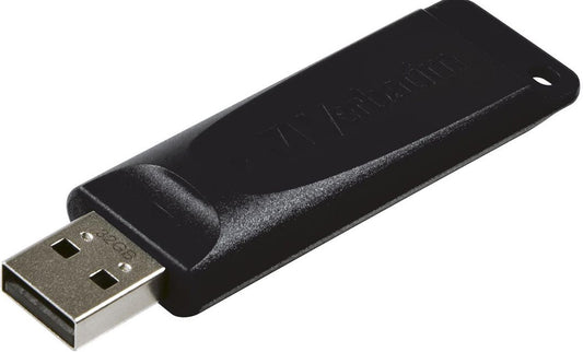 Externe USB-A Verbatim PenDrive Slider-geheugen, 32Gb