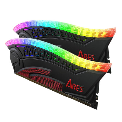 RAM-geheugen Dato Ares Armor, DDR4, RGB, 2 x 8GB, 3600Mhz, CL18, Zwart AMRGB8GX216G36K