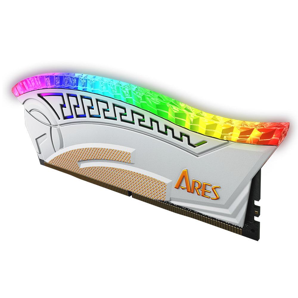 RAM-geheugen Dato Ares Armor, DDR4, RGB, 8GB, 3600Mhz, CL18, Wit AMRGB1G88G36W