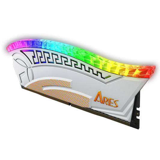 RAM-geheugen Dato Ares Armor, DDR4, RGB, 8GB, 3600Mhz, CL18, Wit AMRGB1G88G36W