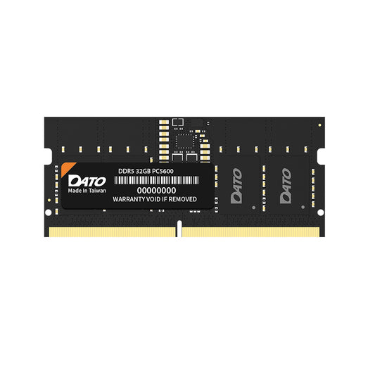Dato RAM-geheugen, DDR5, 8GB, 5600Mhz, Zwart DT8G5DS56