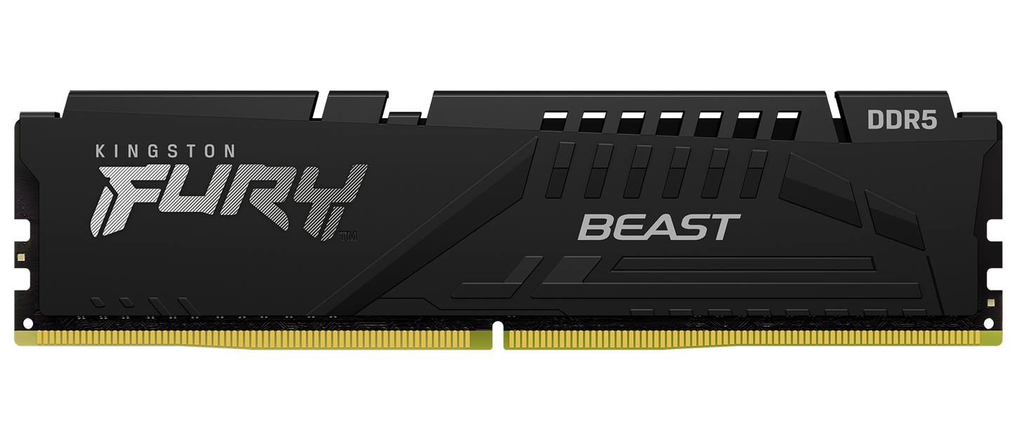 Kingston Fury Beast RAM-geheugen, DDR5, 8GB, 5600Mhz, Herverpakt KF556C40BB-8