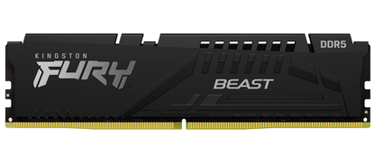 Kingston Fury Beast RAM-geheugen, DDR5, 8GB, 5600Mhz, Herverpakt KF556C40BB-8