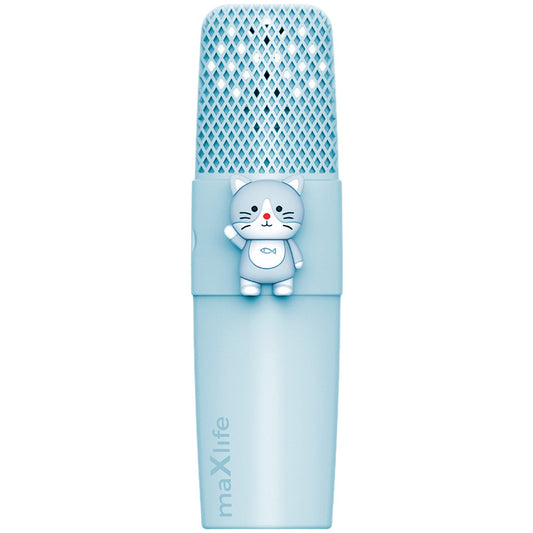 MaXlife Animal MXBM-500 Bluetooth Microfoon, Blauw