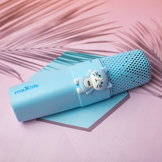 MaXlife Animal MXBM-500 Bluetooth Microfoon, Blauw