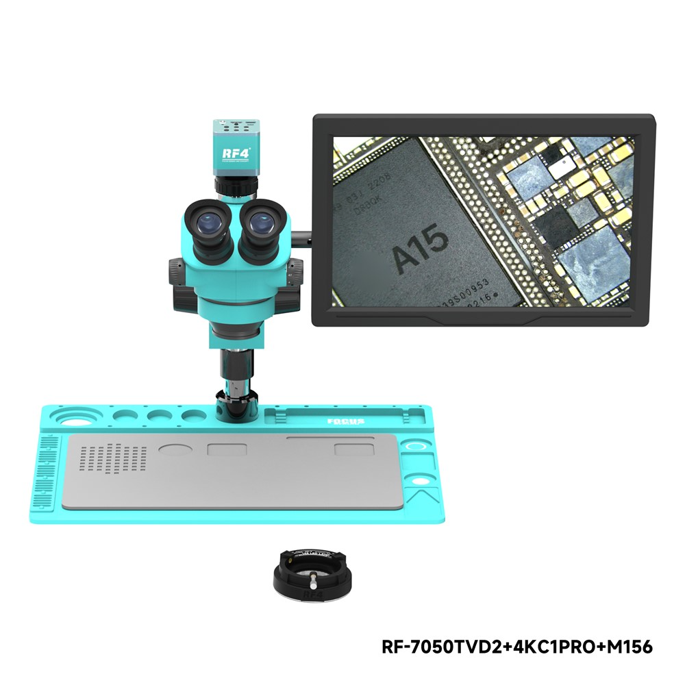 Microscoop met Monitor en Camera RF4 RF-7050TVD2 + 4KC1PRO + M156