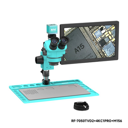 Microscoop met Monitor en Camera RF4 RF-7050TVD2 + 4KC1PRO + M156
