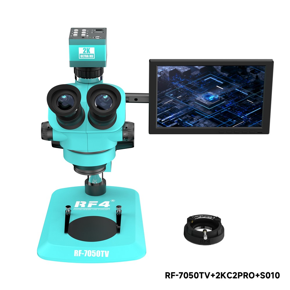 Microscoop met Monitor en Camera RF4 RF-7050TV + 2KC2PRO + S010