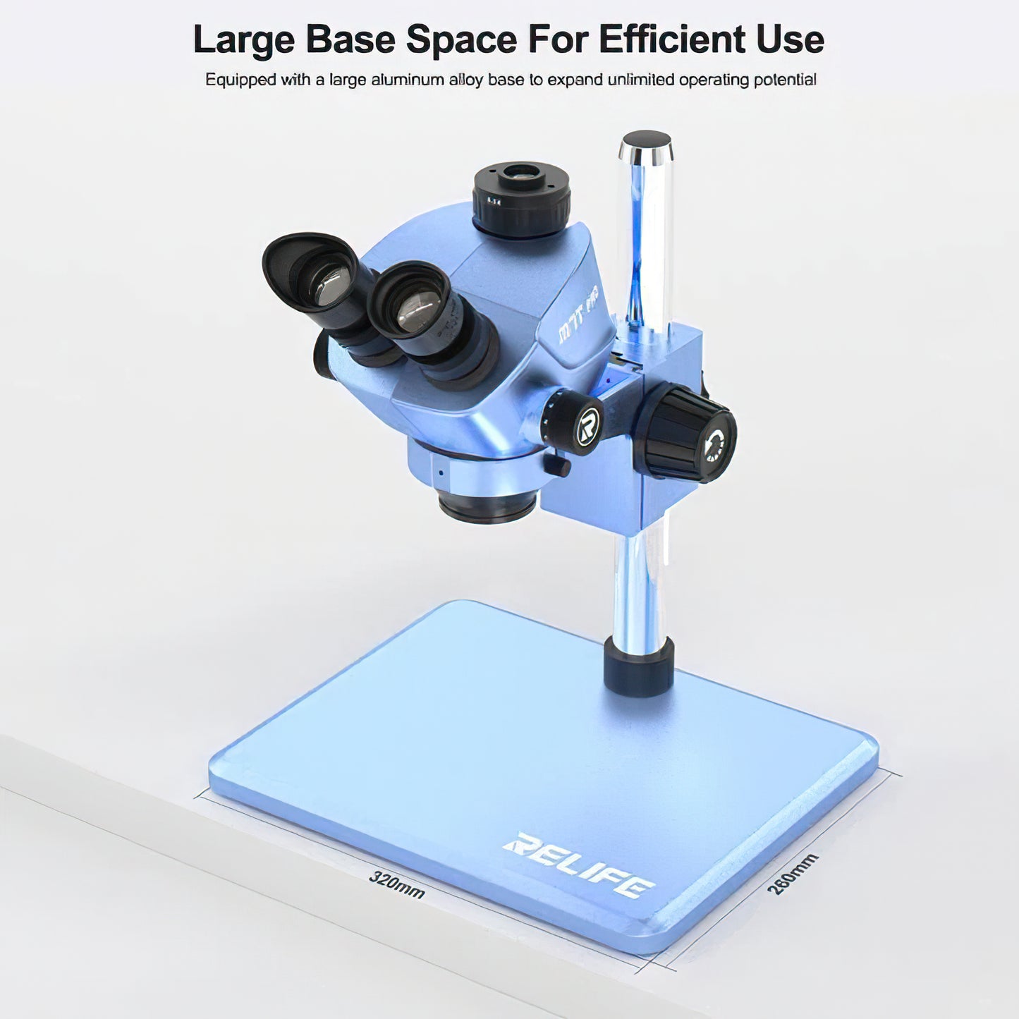 Relife RL-M7T Pro Microscoop, Blauw
