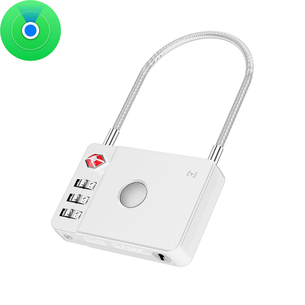 MiLi SmartTag MiLock Luggage voor iOS Series, Wit HD-P16-L