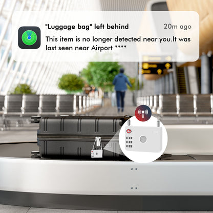 MiLi SmartTag MiLock Luggage voor iOS Series, Wit HD-P16-L