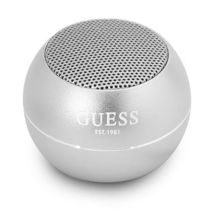 Draagbare Bluetooth Speaker Guess, 3W, Zilver