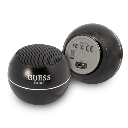Draagbare Bluetooth Speaker Guess, 3W, Zwart