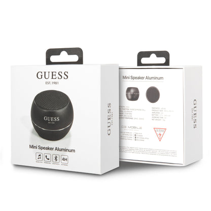 Draagbare Bluetooth Speaker Guess, 3W, Zwart
