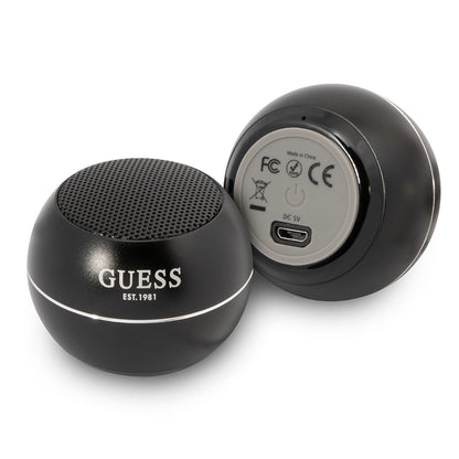 Draagbare Bluetooth Speaker Guess, 3W, Zwart
