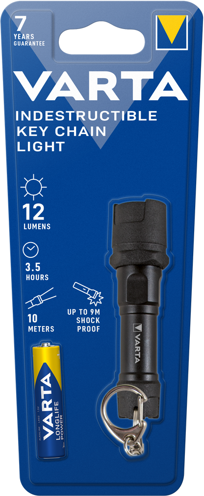 Varta INDESTRUCTIBELE LED-lantaarn, 12lm, IPX4