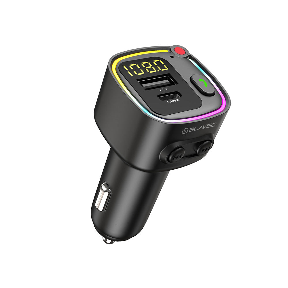 FM Bluetooth-modulator Blavec Flash TR-02, 1 x USB-A - 1 x USB-C