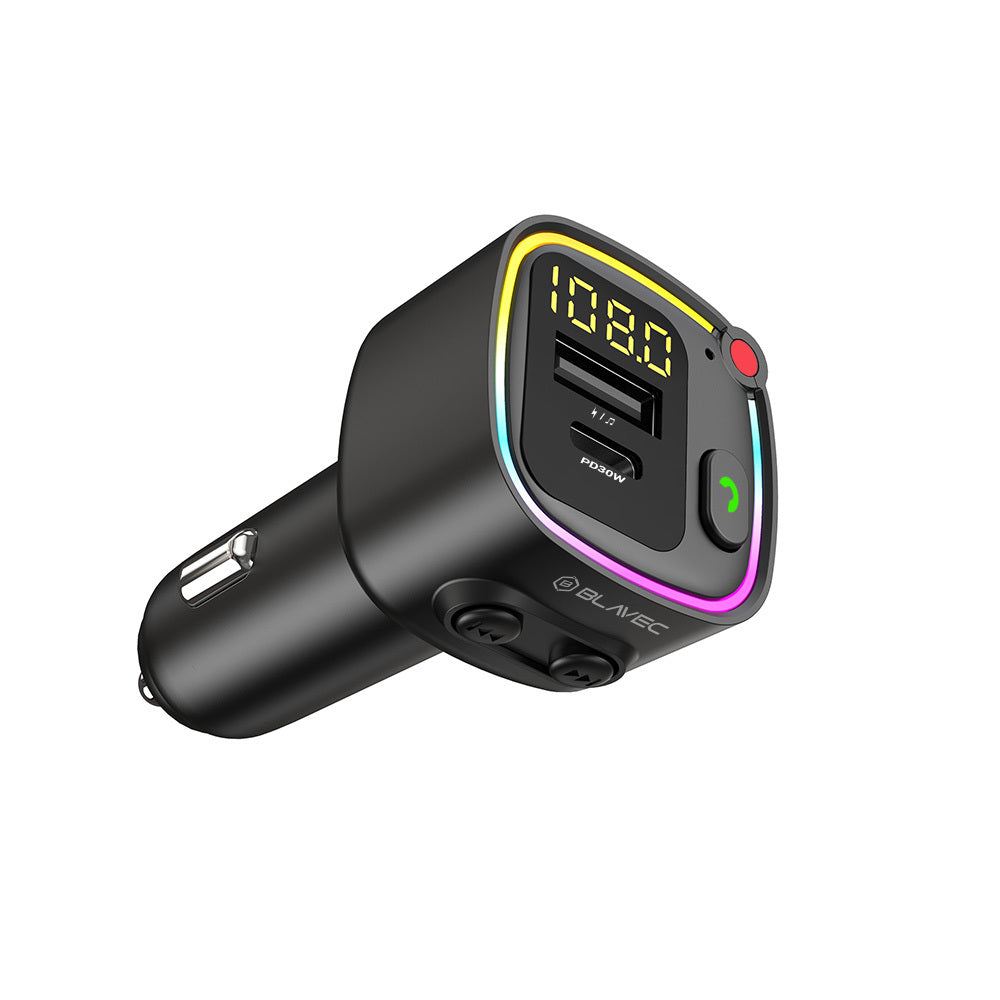 FM Bluetooth-modulator Blavec Flash TR-02, 1 x USB-A - 1 x USB-C