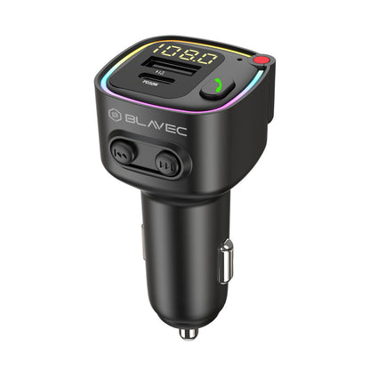 FM Bluetooth-modulator Blavec Flash TR-02, 1 x USB-A - 1 x USB-C