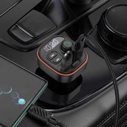 FM Bluetooth Modulator Borofone BC59 Heroic, 2 x USB-A - 1 x USB-C