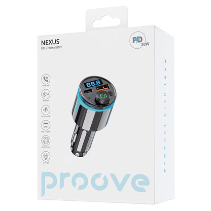 FM Bluetooth Modulator Proove, 1 x USB-A - 1 x USB-C FMNX30110001