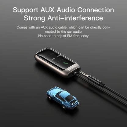FM Bluetooth-modulator Yesido YAU32, 1 x 3.5mm - 1 x microSD