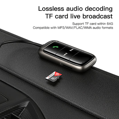 FM Bluetooth-modulator Yesido YAU32, 1 x 3.5mm - 1 x microSD