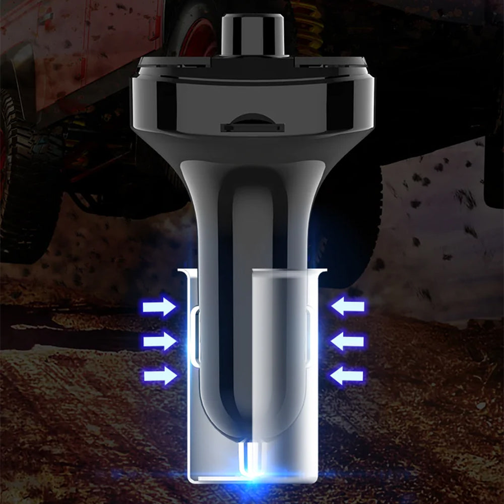 FM Bluetooth-modulator Yesido Y45, 2 x USB-A - 1 x USB-C - 1 x microSD