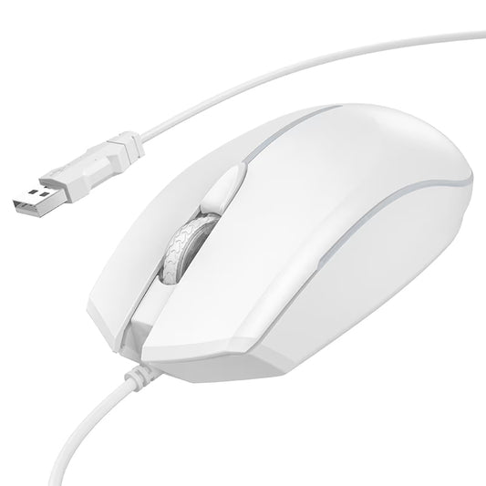 Gaming Muis Bedraad USB HOCO GM37, RGB, 2400DPI, Wit