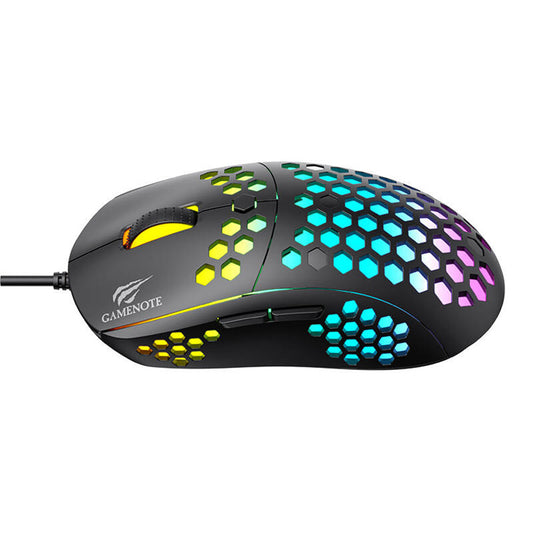 Gaming Muis Bedraad USB HAVIT MS1032, RGB, 800DPI - 6400DPI, Zwart