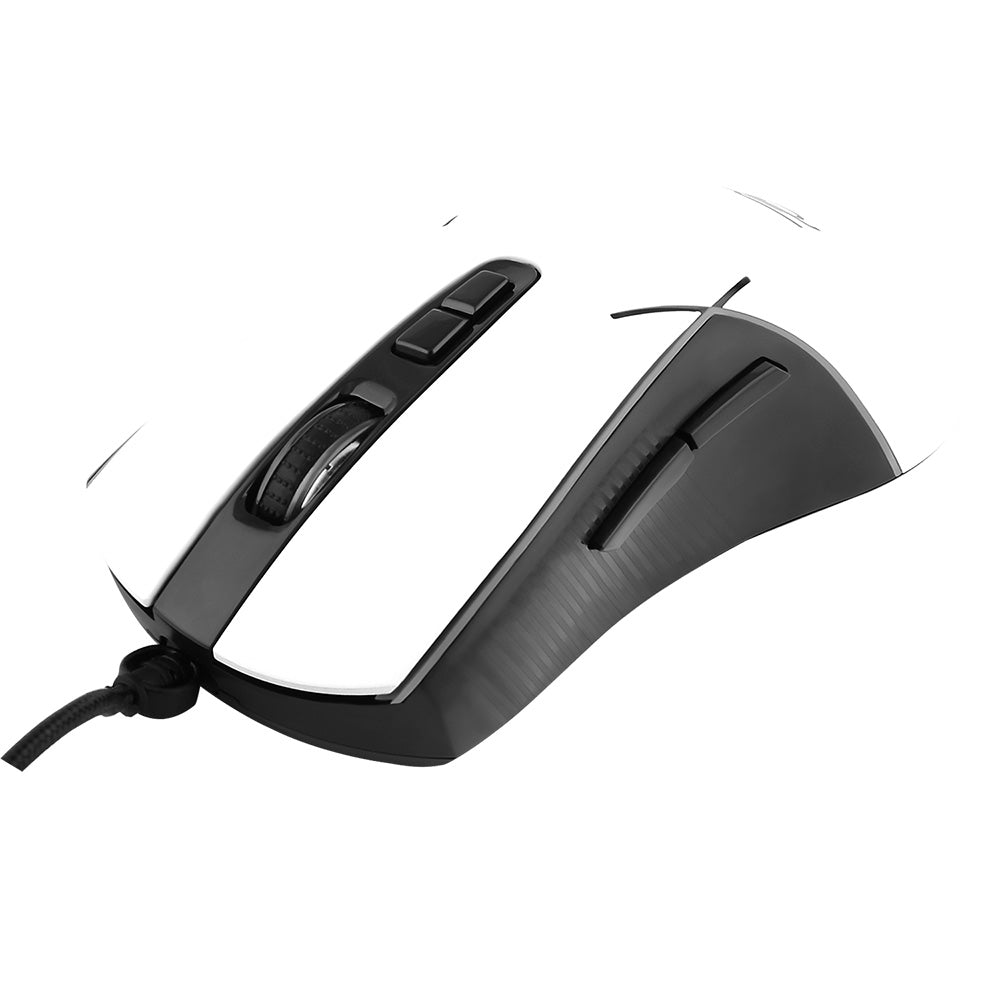 Gaming Muis Bedraad USB Proove Defiant, RGB, 7200DPI, Wit CMDE00000101