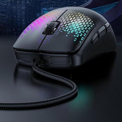 Gaming Muis Bedraad USB Yesido KB32, RGB, 7200DPI, Zwart