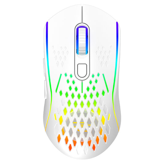 Draadloze Gaming Muis Proove Buzz, RGB, 800DPI - 4800DPI, Wit WMBU00022402