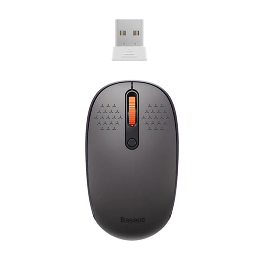 Baseus F01B Tri-Mode Draadloze Muis, 1600DPI, BT / Wi-Fi, Grijs B01055503833-00