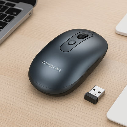 Draadloze Muis Borofone BG13 Winner, 1600DPI, Grijs