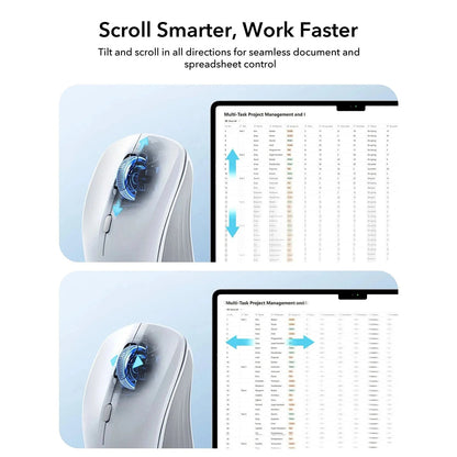 Draadloze Muis ESR MagMouse, 800DPI - 4800DPI, Wit