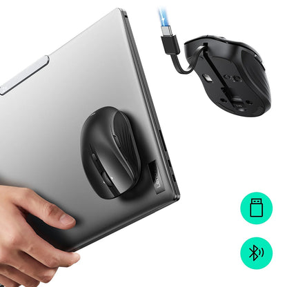 Draadloze Muis ESR MagMouse, 800DPI - 4800DPI, Zwart