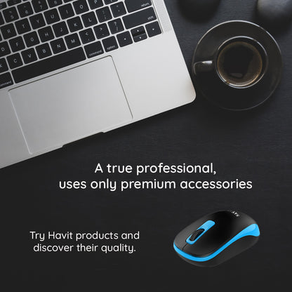 Draadloze Muis HAVIT MS626GT, 1200DPI, Zwart Grijs