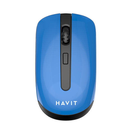 Draadloze Muis HAVIT MS989GT, 800DPI - 1600DPI, Zwart Blauw